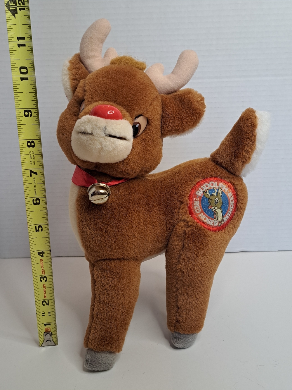 Vintage Applause Rudolph The Red Nosed Reindeer Plush Stuffed Animal Christmas